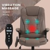 PAGED Adjustable Height Office Chair, Modern Massage Chair with Reclining Back and Heating Function, Ergonomic Executive Chair for Office - 4 of 4