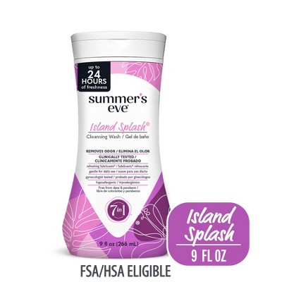 Summer's Eve Daily Refreshing Wash Island Splash , 9 fl oz