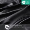 Sapphtopaz Luxury Satin Comforter Set, Bedding Set Fitted Sheet Set with 1 Flat Sheet,1 Fitted Sheet,2 Pillowcase, Machine Washable - 2 of 4