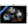 Trends International The Nightmare Before Christmas - Distorted Scream Framed Wall Poster Prints - 3 of 4
