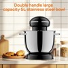 ELJGET Stand Mixer, 5QT 300W Tilt-Head, Large Capacity Kitchen Electric Mixer with Dough Hook, Whisk & Beater, Perfect Holiday Baking Gift - 4 of 4