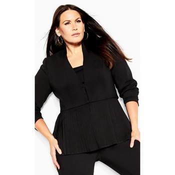 Women's Plus Size Sadie Jacket - black | CITY CHIC