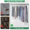 Translucent Garment Bags, 24" x 40"/47"/55" Sizes for Closet Storage & Travel - 4 of 4