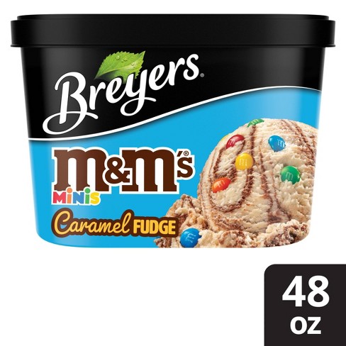 Breyers Caramel Fudge M&m's Minis Ice Cream - 48oz : Target