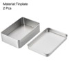 Unique Bargains Portable Travel Compact Durable Storage Containers with Lids 2 Pcs - 3 of 3