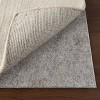 Nuloom Gavin Luxury Vinyl Plank Safe Rug Pad, Round 8', Gavin Grey - 2 of 4