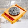 VEVOR Machinery Skate Dolly, 13,200 LBS/6T Industrial Machinery Mover, Heavy Duty Carbon Steel Machinery Moving Skate with 4 PU Wheels - 2 of 4