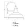 Vaxcel Dorado 1 - Light Wall Light in  Dark Bronze - 3 of 4