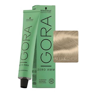 Schwarzkopf Professional Igora Zero AMM Ammonia-Free Permanent Color Creme - Hair Dye Haircolor - 1 of 3
