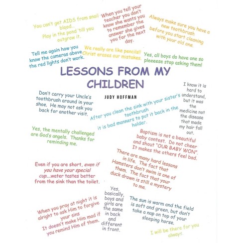 Lessons From My Children - By Judy Hoffman (paperback) : Target
