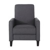 Mid-Century Modern Leather Push Back Recliner Chair for Adults, Accent Chair for Living, CENGHU Upholstered Single Sofa Chair for Elegant Home Decor - 3 of 4
