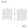 SEVOBAL Pet Crates and Houses 8 Panel Metal Dog Playpen with Doors for Indoor Outdoor Yard Living Room, Black, 52"*52"*32" - 3 of 4