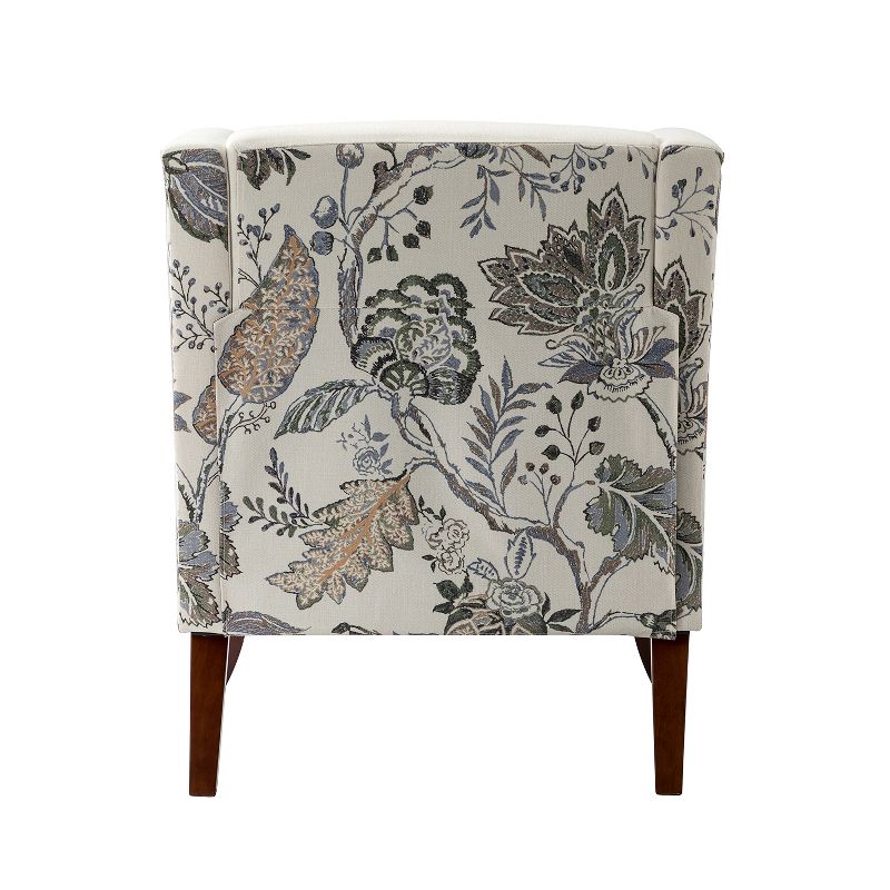 Detlev farmhouse-special  Wooden Upholstered Armchair with Square Arms and Spring | ARTFUL LIVING DESIGN, 5 of 11