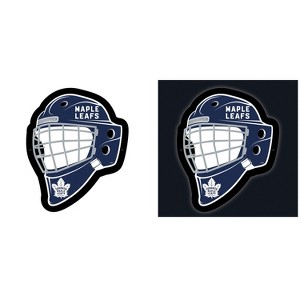 Evergreen Ultra-Thin Edgelight LED Wall Decor, Helmet, Toronto Maple Leafs- 15.6 x 19 Inches Made In USA - 1 of 4