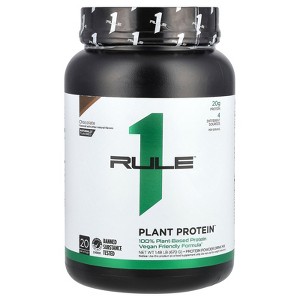 Rule One Proteins Plant Protein Powder Drink Mix, Chocolate, 1.48 lb (670 g) - 1 of 2