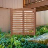 Mlmh & Kngwa 32"W 3-Section Outdoor Wooden Screen - 3 of 4