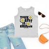The Juniper Shop SmileyWorld Your Best Is Enough Floral Youth Tank Top - 3 of 4