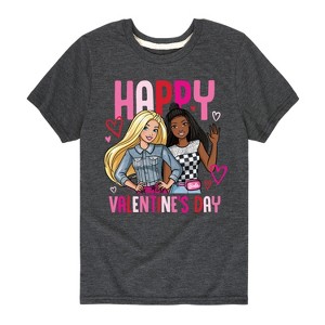 Boys' - Barbie - Happy Valentine's Day Short Sleeve Graphic T-Shirt - 1 of 4