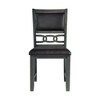 Taylor Standard Height Faux Leather Side Chair Set Gray - Picket House Furnishings - 4 of 4