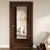 Tangkula Mirror Jewelry Cabinet 96 LED Lights Wall Door Mounted Armoire w/ Makeup Rack - 2 of 4