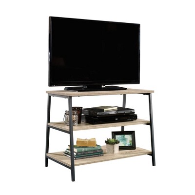 Charter Oak & Black Metal Industrial 36" TV Stand