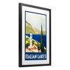 Stupell Industries Italian Lakes Retro Scenery Framed Print Under Glass - 2 of 4