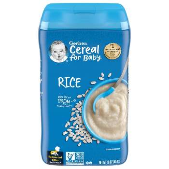 Gerber Single Grain Rice Baby Cereal - 16oz