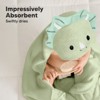 KeaBabies Cuddle Baby Hooded Towel, Organic Baby Bath Towel, Hooded Baby Towels, Baby Beach Towel for Newborn, Kids - 4 of 4