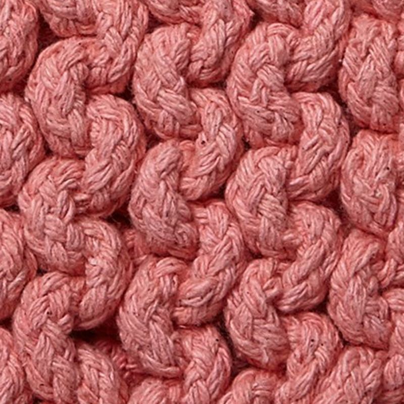 tag Crochet Trivet Potholder Pink, 2 of 4