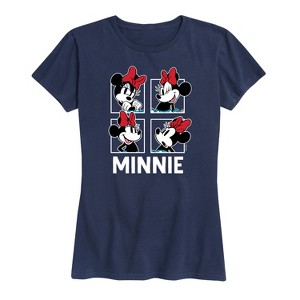 Women's - Disney - Minnie Grid Short Sleeve Graphic T-Shirt - 1 of 4
