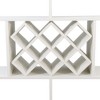 Gulches Rustic 3-Tier Wall-Mounted Wine Rack with Glass Holder - 3 of 4