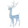 vidaXL Reindeer Christmas Decoration Cold white Acrylic - 2 x 1 x 4 ft - Cold white - 3 - 3 of 4