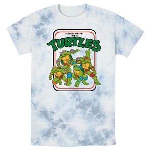 Men's Teenage Mutant Ninja Turtles Retro Card Frame Logo T-Shirt - 1 of 4