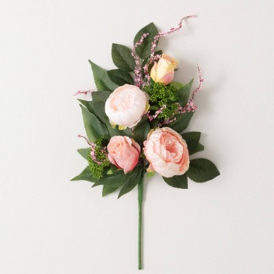 Sullivans Artificial 18" Floral Pick, Pink