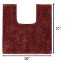 Haven Collection Bathroom Rug 100% Polyester Tufted Bath Mat, Non-Slip TP Rubber Backing, Machine Washable Bath Rug - 2 of 2