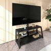 KTMBDW Universal Swivel TV Stand Base for 32–80 inch TVs, Height Adjustable Table Top TV Stand Mount with Tilt, Holds up to 180lbs - 3 of 4