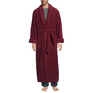 Lands' End Men's Full Length Turkish Terry Robe - 1 of 3