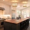 PAKOKULA 13.4 in. 4-Light Vintage White Cage Semi-Flush Mount Ceiling Light Fixtures for Entryway - 4 of 4
