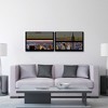 Trademark Fine Art -Philippe Hugonnard 'Window View NYC Sunset 4' 2 Panel Art Set - 3 of 3