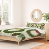 Sabine Reinhart Christmas Wreaths Duvet Cover + Pillow Sham(s) - Deny Designs - 2 of 4