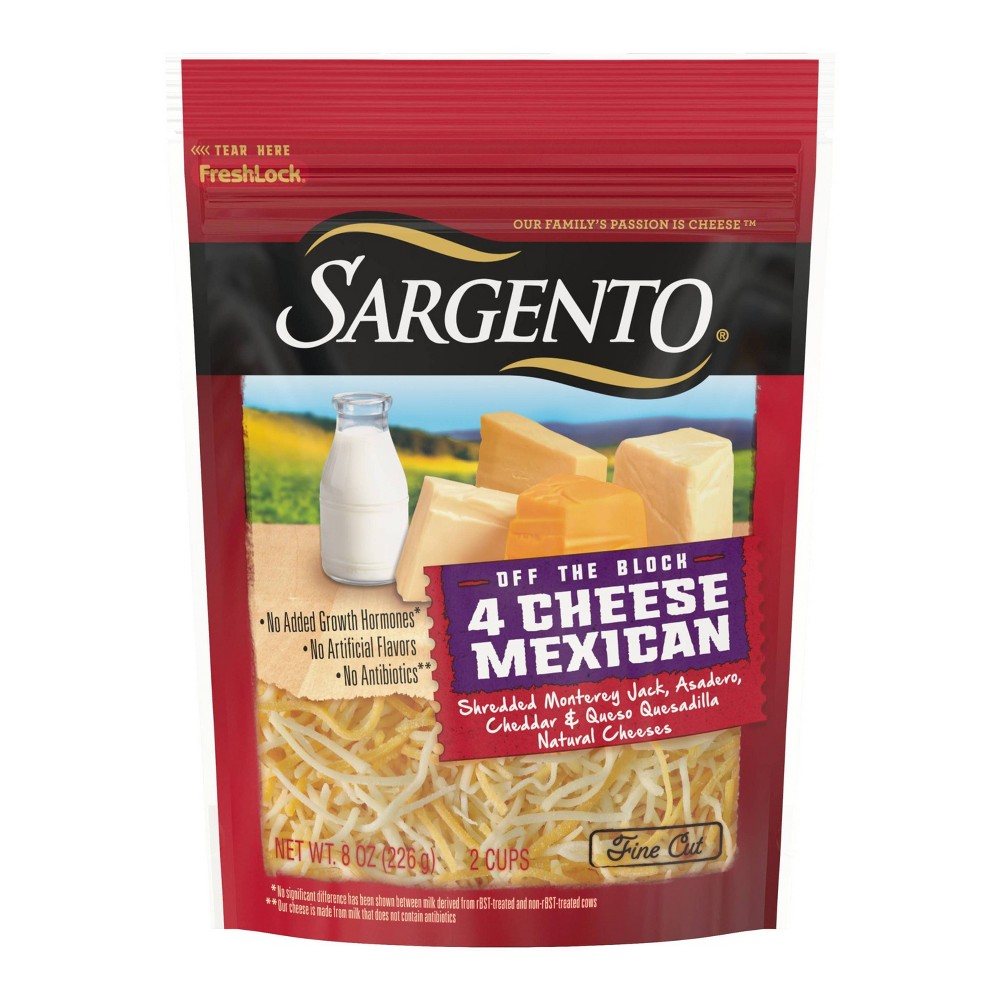 UPC 046100000922 product image for Sargento Off the Block 4-Cheese Mexican Blend Fine Shredded Cheese - 8oz | upcitemdb.com