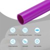 Unique Bargains High Impact Water Plumb Cable Sleeve PVC Rigid Round Pipes 20" Length - 3 of 4