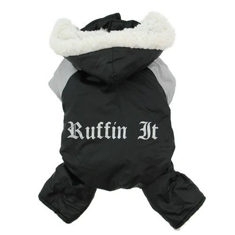Ruffin It Dog Snowsuit Harness - Black and Gray, 2 of 4