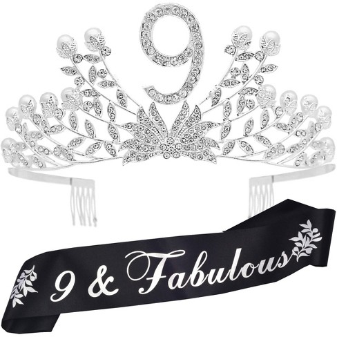 beauty pageant crown and sash