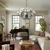 BAOURE 16-Light Glass Globe Sputnik Chandelier,  36.6” Mid-Century Modern Chandeliers Black Sputnik Light Fixtures for Living Room Bedroom Dining Room - 4 of 4