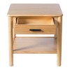 Anybear End Table With 1 Drawer, Natural Color - 3 of 4