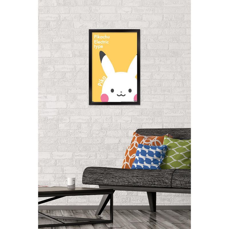 Trends International Pokémon - Pikachu Electric Type Framed Wall Poster Prints, 2 of 7