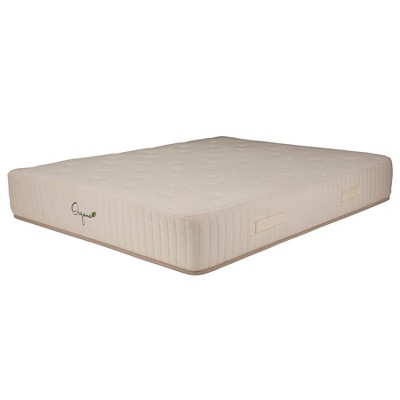 HomeStock Organa Plush 10 in. Latex Pocket Spring Mattress, Beige