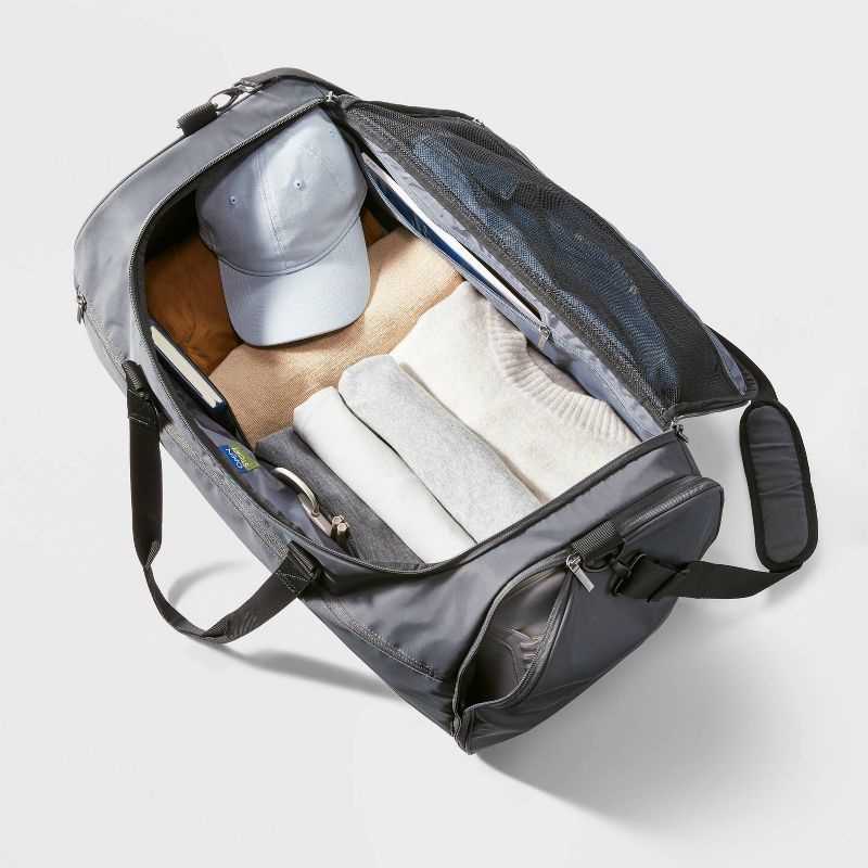 60L Duffel Bag Gray - Open Story&#8482;, 4 of 9