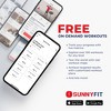 Sunny Health & Fitness Premium Magnetic Resistance Smart Indoor Cycling Bike with Exclusive SunnyFit App - Gray - 2 of 4